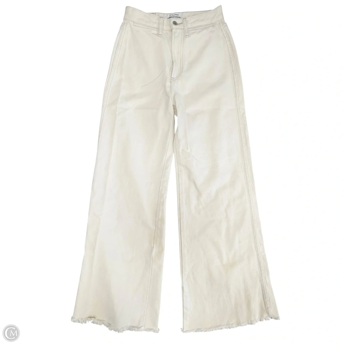 Jeans Wide Leg By Cmb In Tan Denim, Size: 2