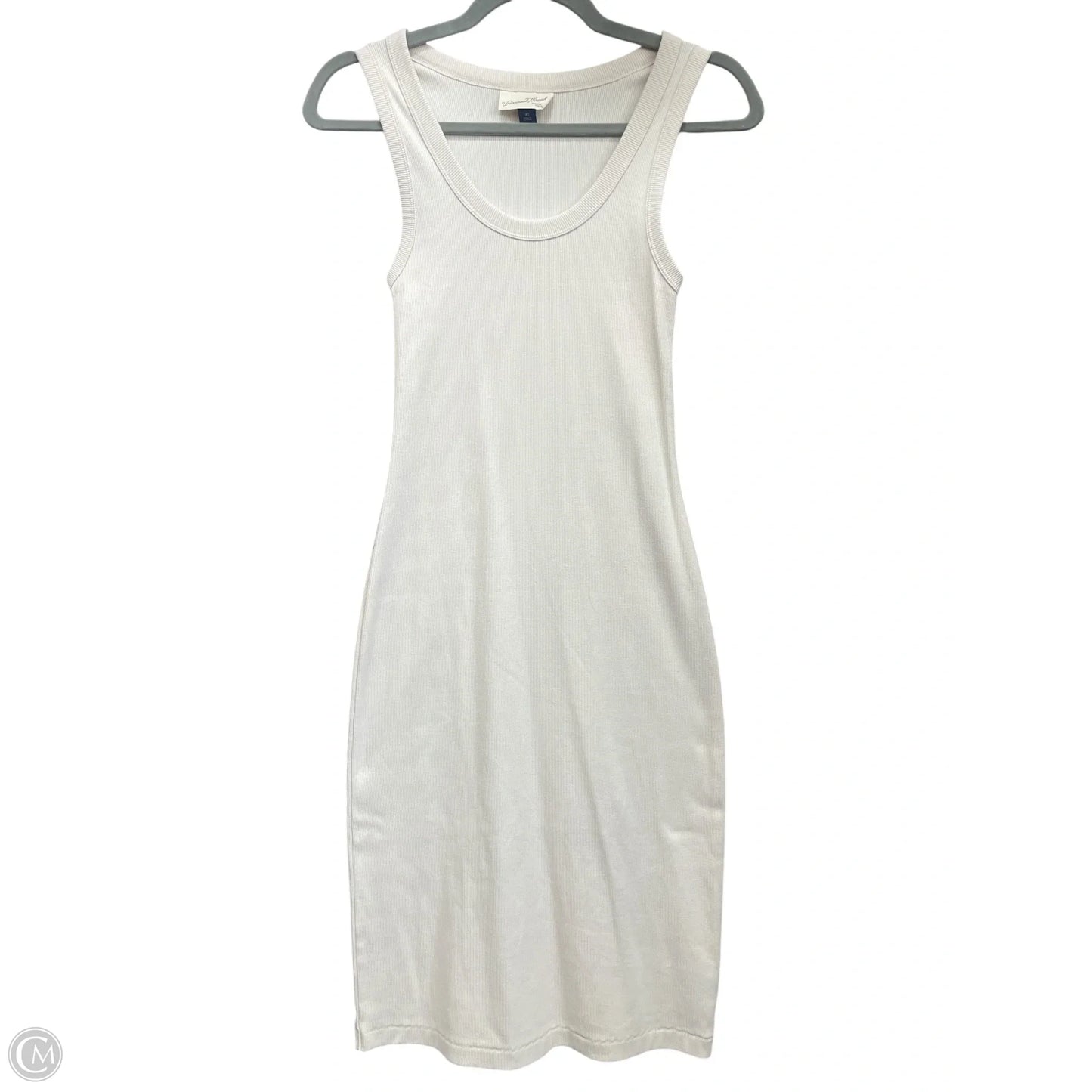 Dress Casual Midi By Universal Thread In Beige, Size: Xs