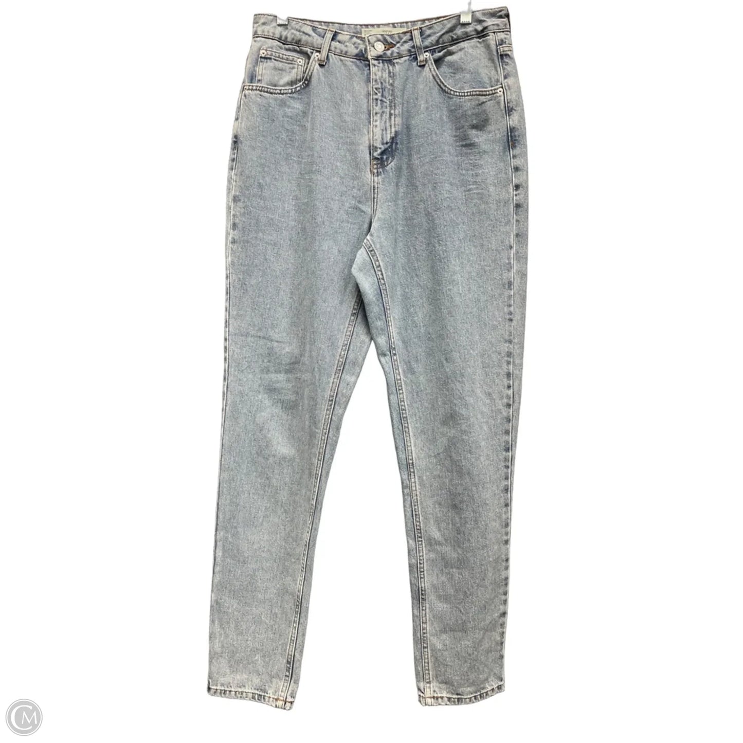Jeans Boyfriend By Top Moda In Blue Denim, Size: 14