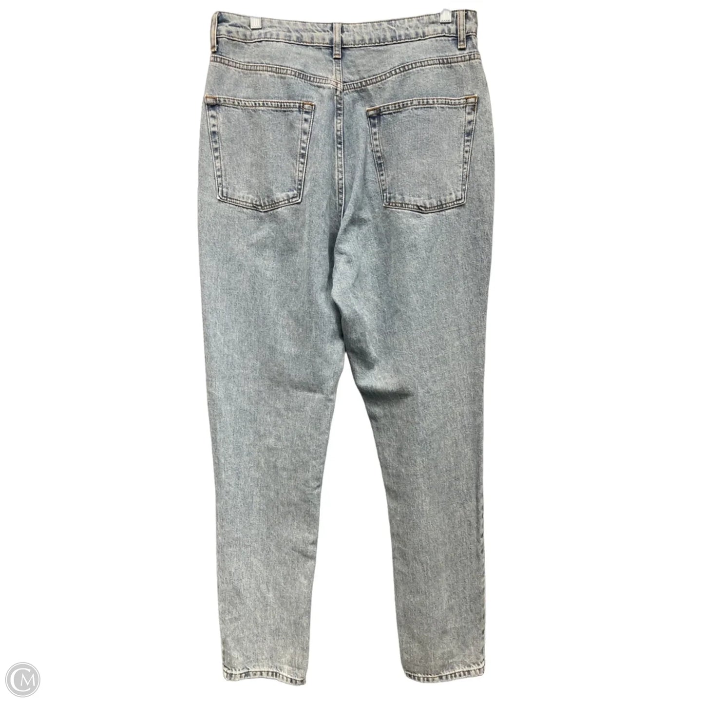 Jeans Boyfriend By Top Moda In Blue Denim, Size: 14