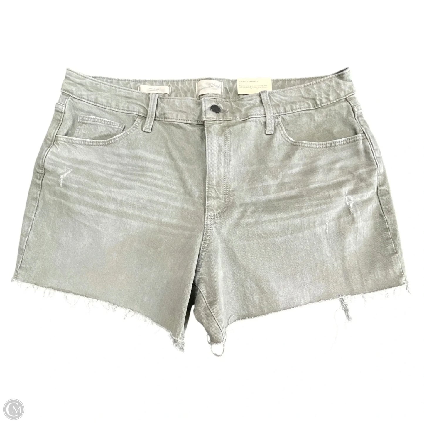 Shorts By Universal Thread In Green Denim, Size: 16