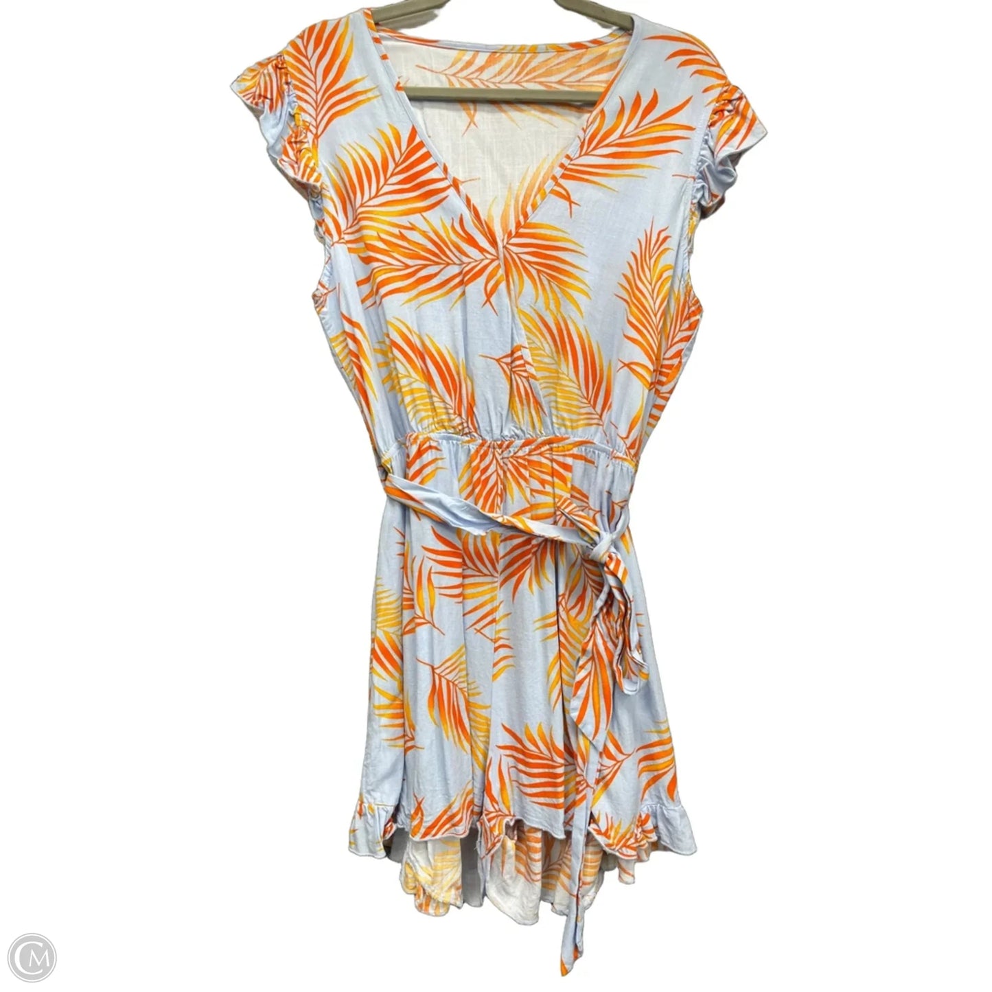 Romper By Cme In Blue & Orange, Size: L