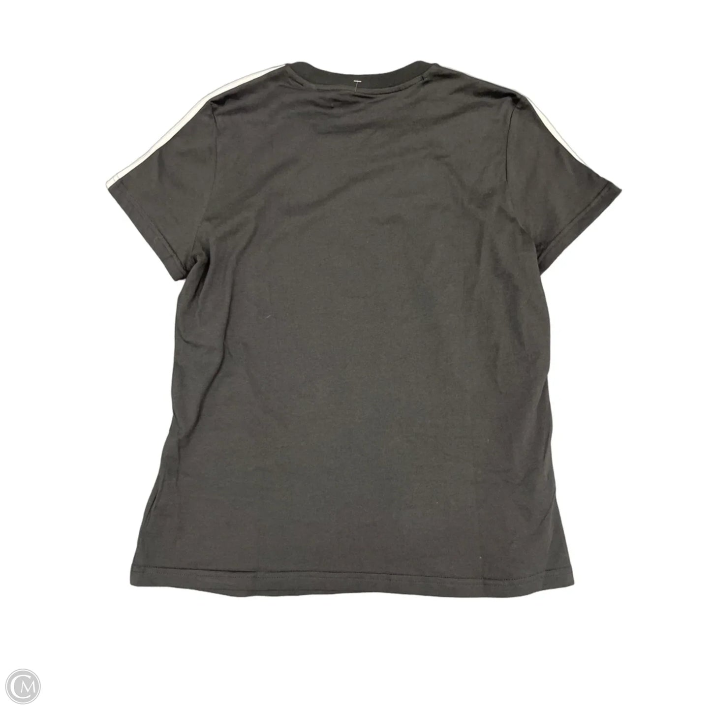 Top Short Sleeve By Adidas In Black, Size: L