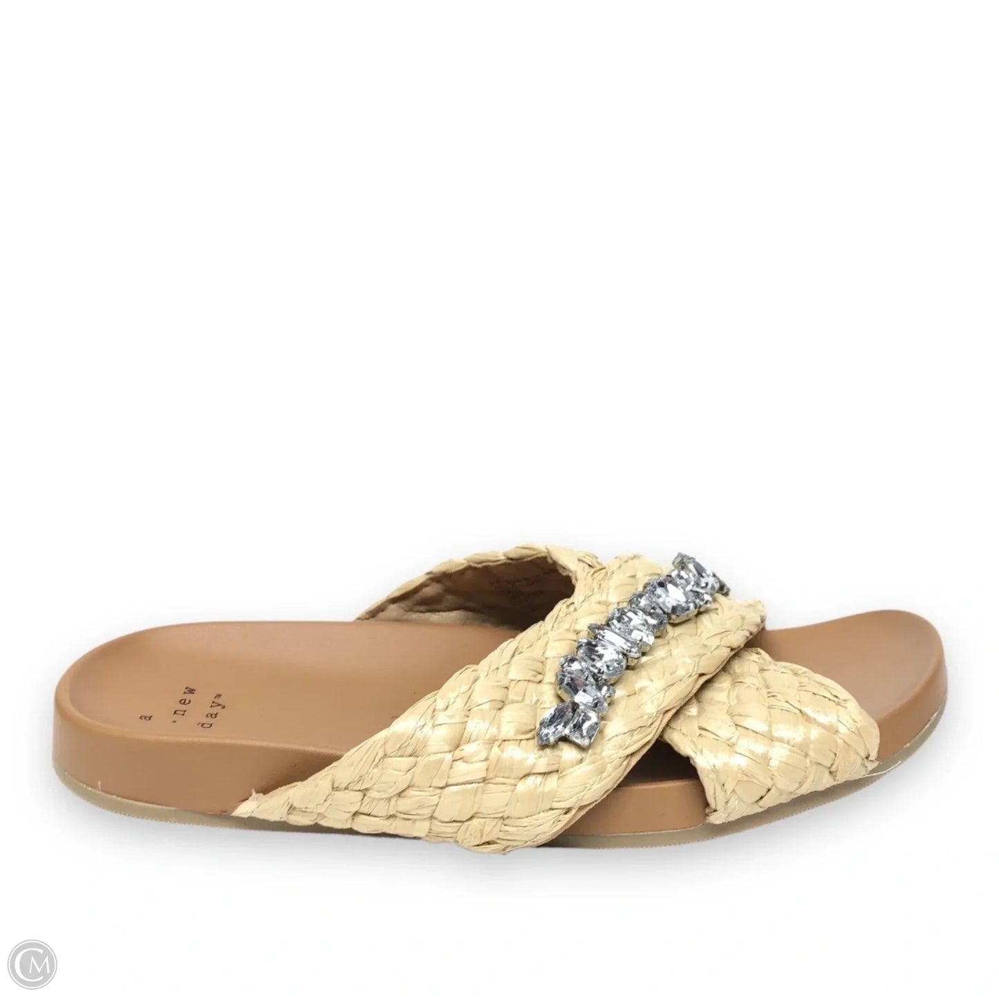 Sandals Flats By A New Day In Tan, Size: 6.5