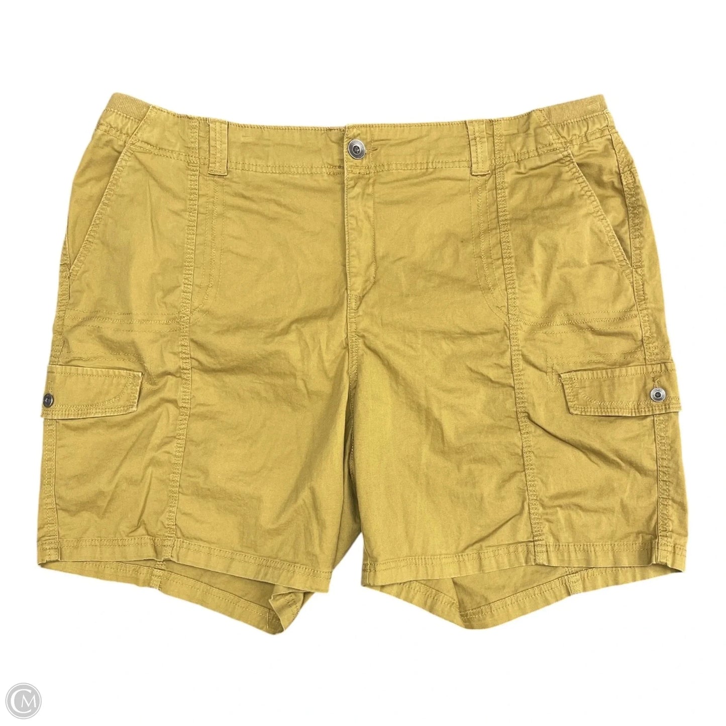 Shorts By Style And Company In Brown & Yellow, Size: 22