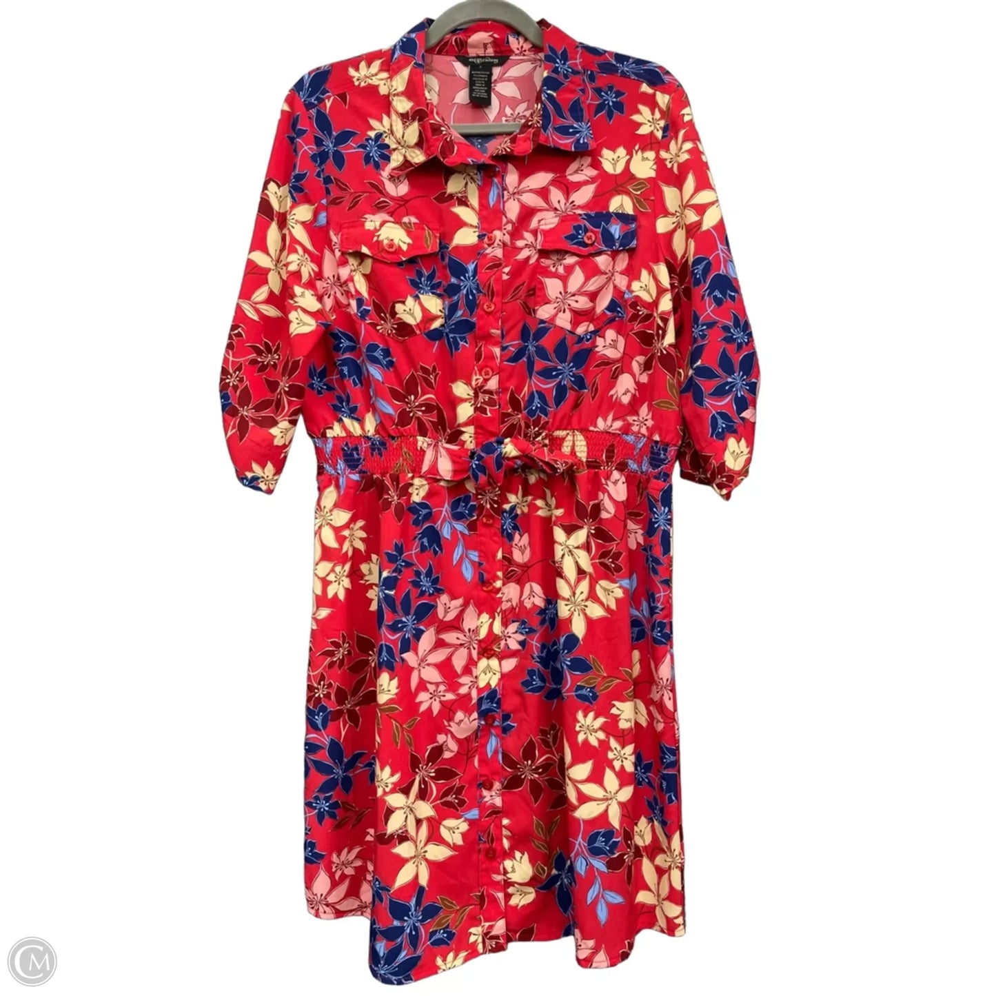 Dress Casual Short By Clothes Mentor In Red, Size: L