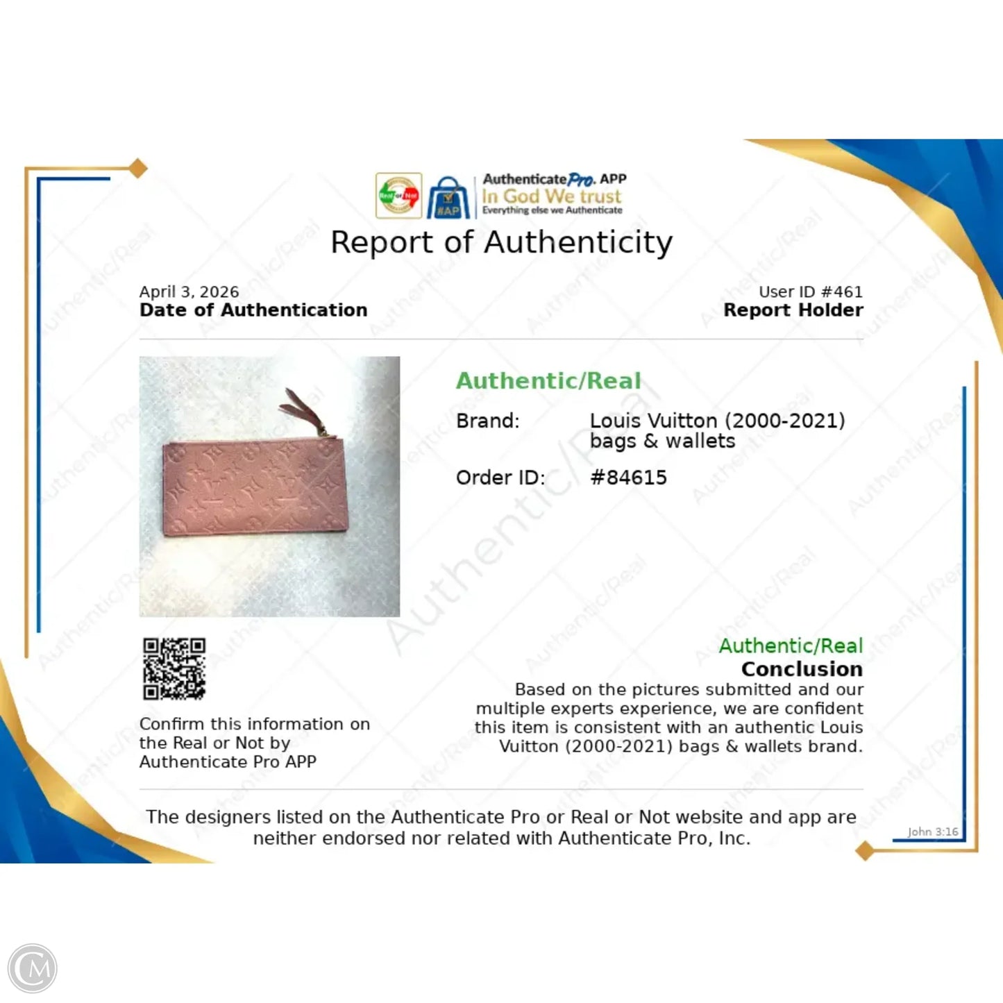 Wallet Luxury Designer By Louis Vuitton, Size: Small