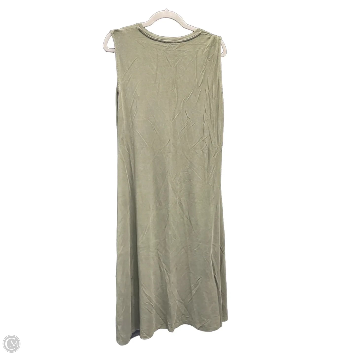 Dress Casual Midi By Eileen Fisher In Green, Size: S