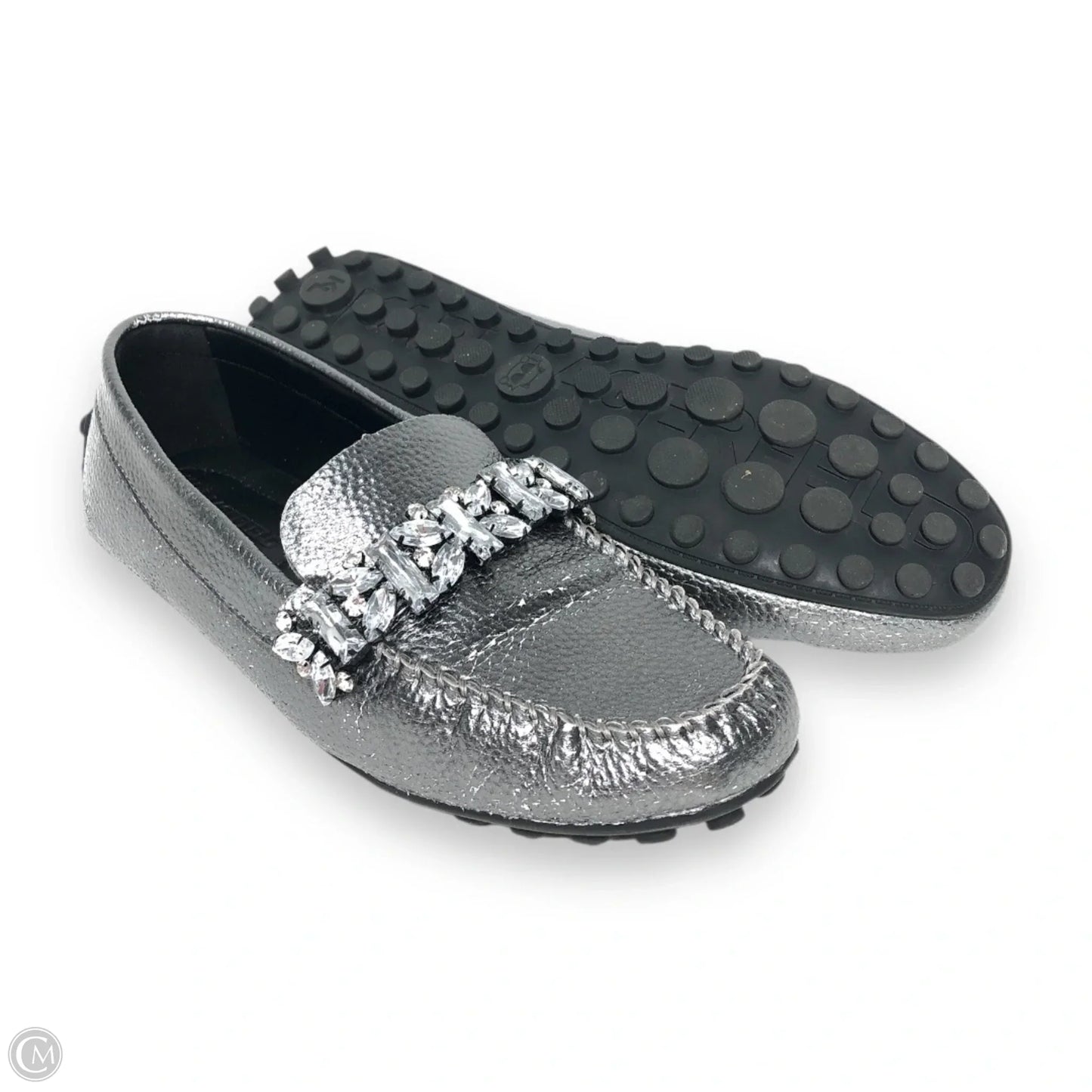 Shoes Designer By Karl Lagerfeld In Grey, Size: 7.5