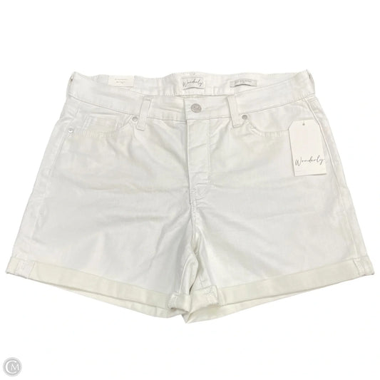 Shorts By Wonderly In White Denim, Size: 12