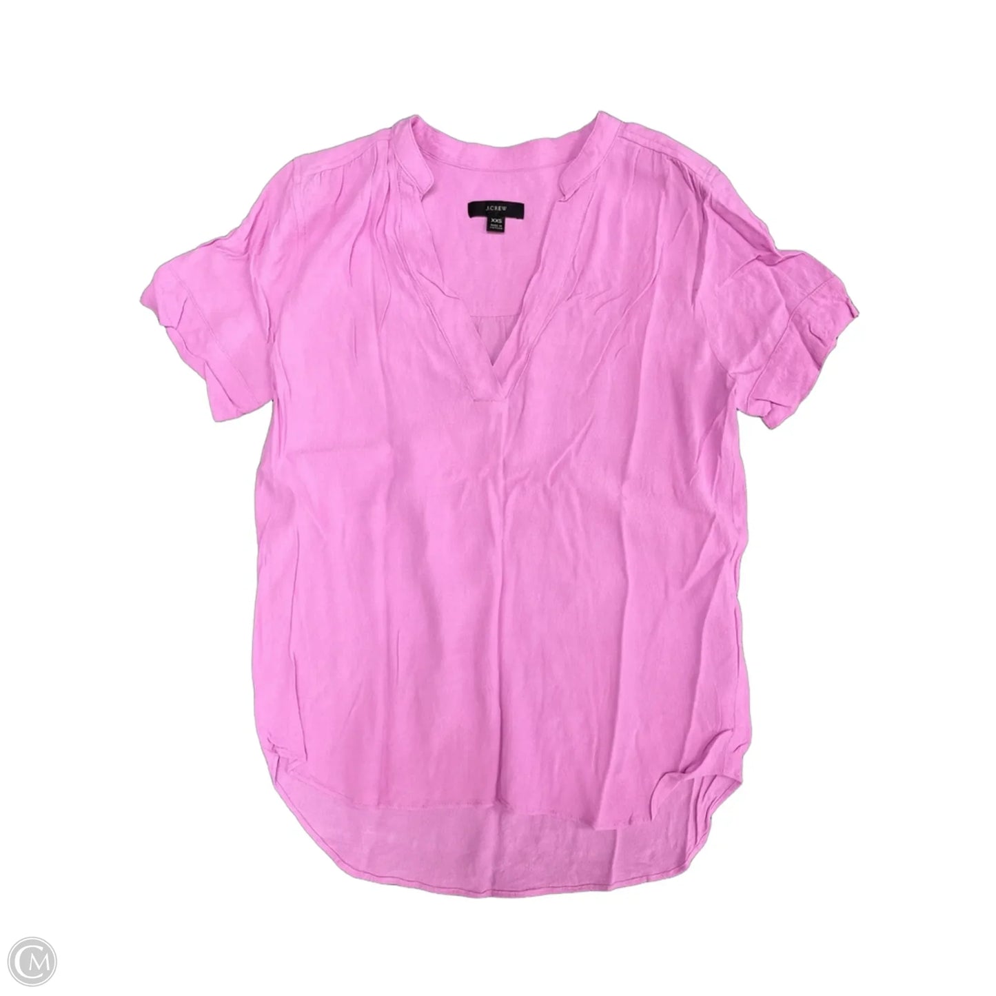 Top Short Sleeve By J. Crew In Pink, Size: Xxs