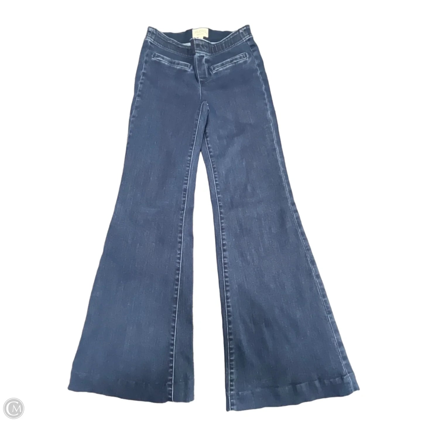 Jeans Flared By Pilcro In Blue Denim, Size: 2