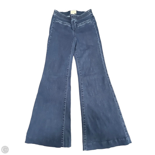 Jeans Flared By Pilcro In Blue Denim, Size: 2