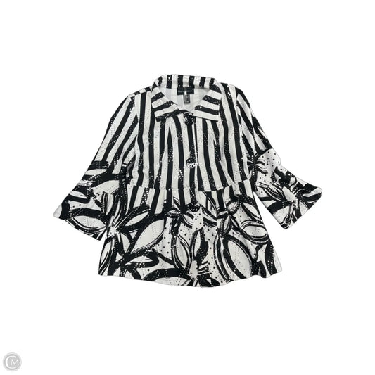 Jacket Other By Frank Lyman In Black & White, Size: 8