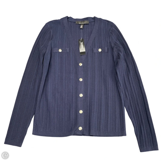 Cardigan By White House Black Market In Navy, Size: L