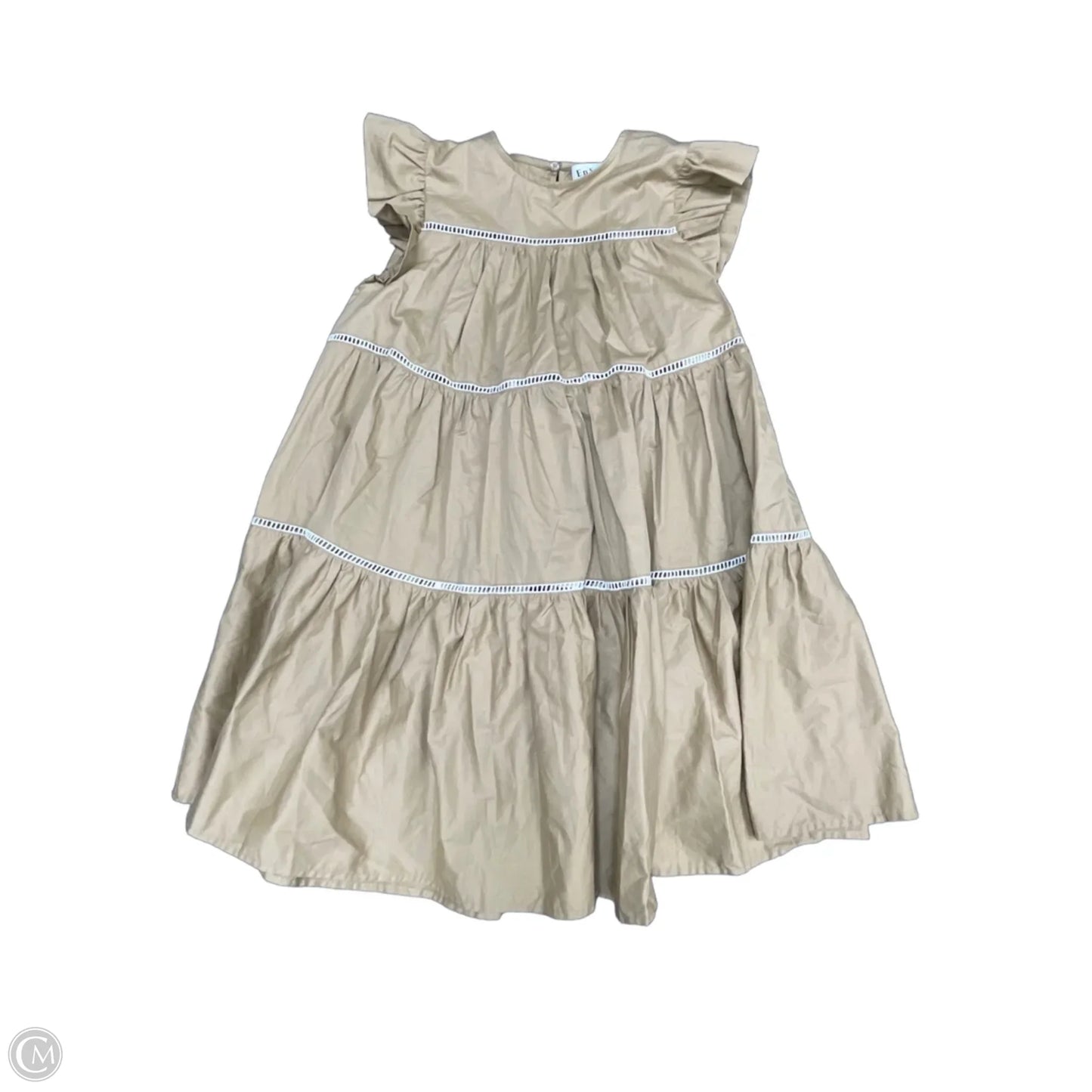 Dress Casual Short By En Saison In Tan, Size: Xs