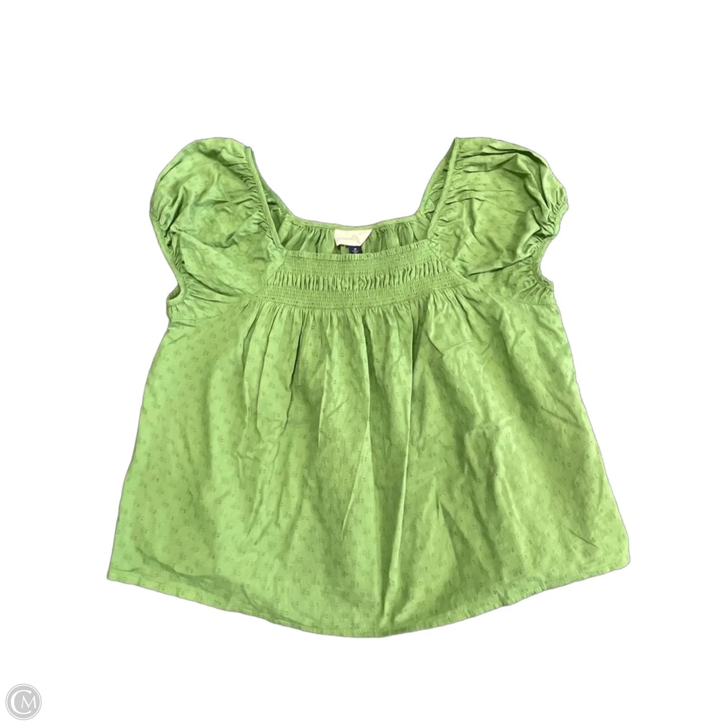Top Short Sleeve By Universal Thread In Green, Size: M