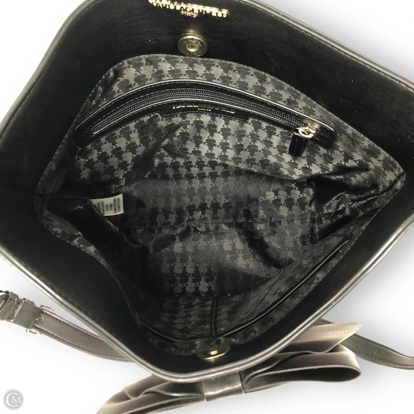 Handbag Designer By Karl Lagerfeld, Size: Medium