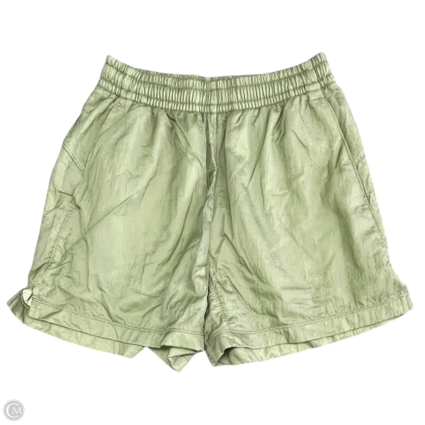 Athletic Shorts By Lululemon In Green, Size: Xxsp