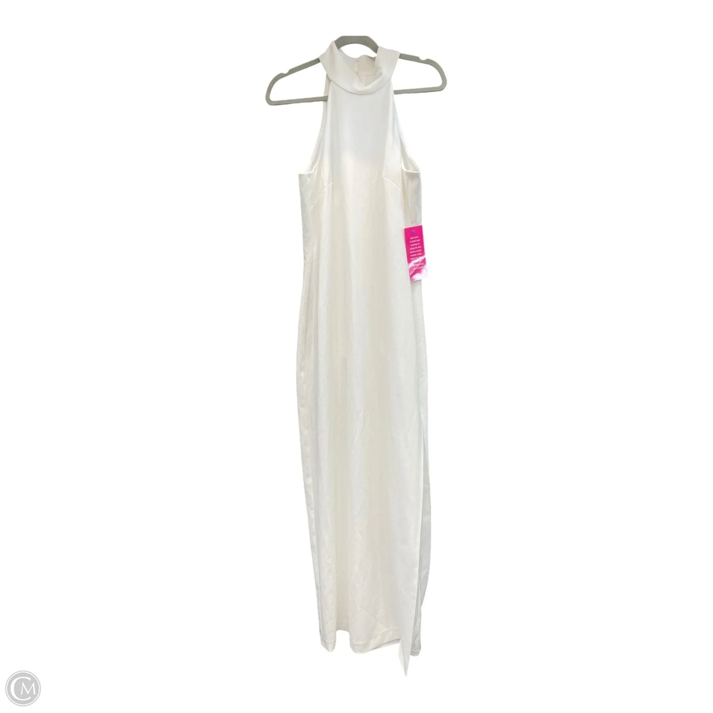 Dress Casual Maxi By Badgley Mischka In White, Size: 10