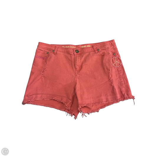 Shorts By Avenue In Coral, Size: 16