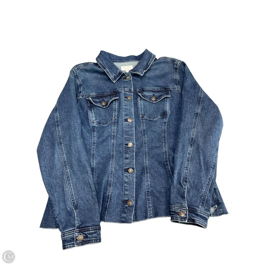 Jacket Denim By Sofia By Sofia Vergara In Blue Denim, Size: 22