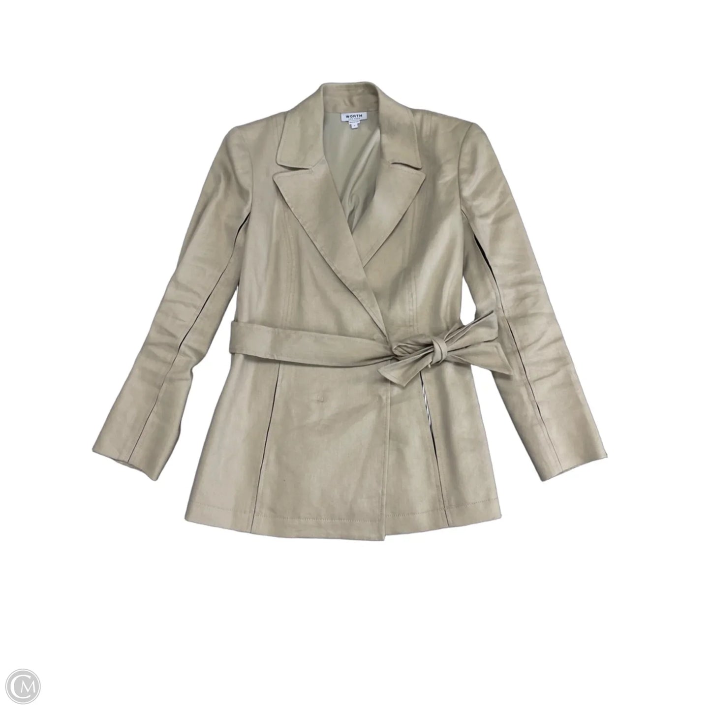 Blazer By Worth Ny In Tan, Size: 2