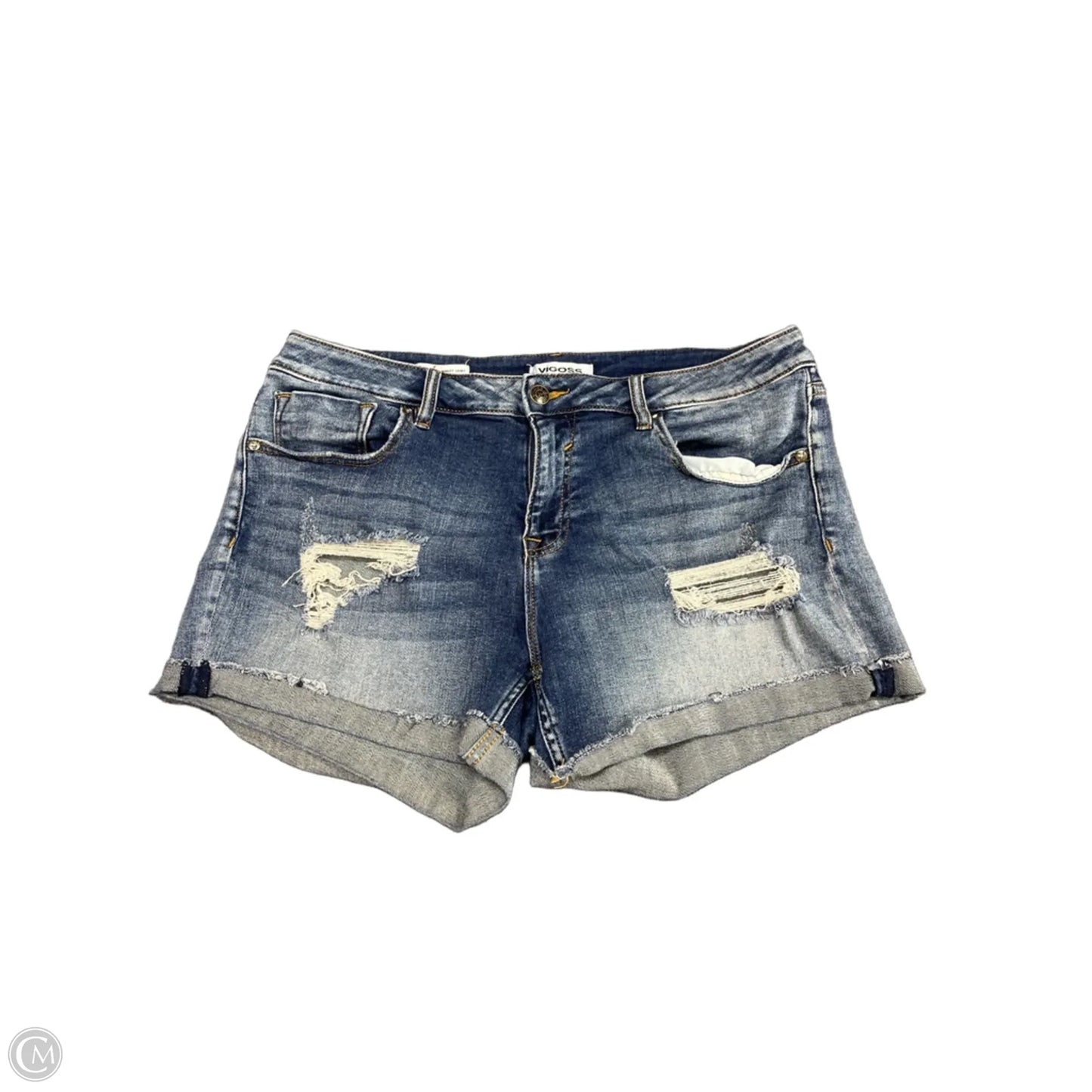 Shorts By Vigoss In Blue Denim, Size: 10