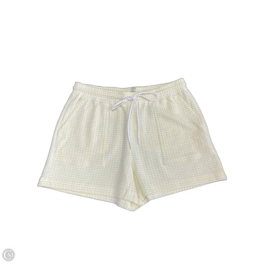 Shorts By Lou And Grey In White & Yellow, Size: M