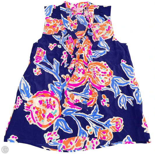 Blouse Sleeveless By Lilly Pulitzer In Multi-colored, Size: S