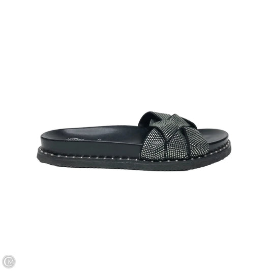 Sandals Flats By Vince Camuto In Black, Size: 6.5