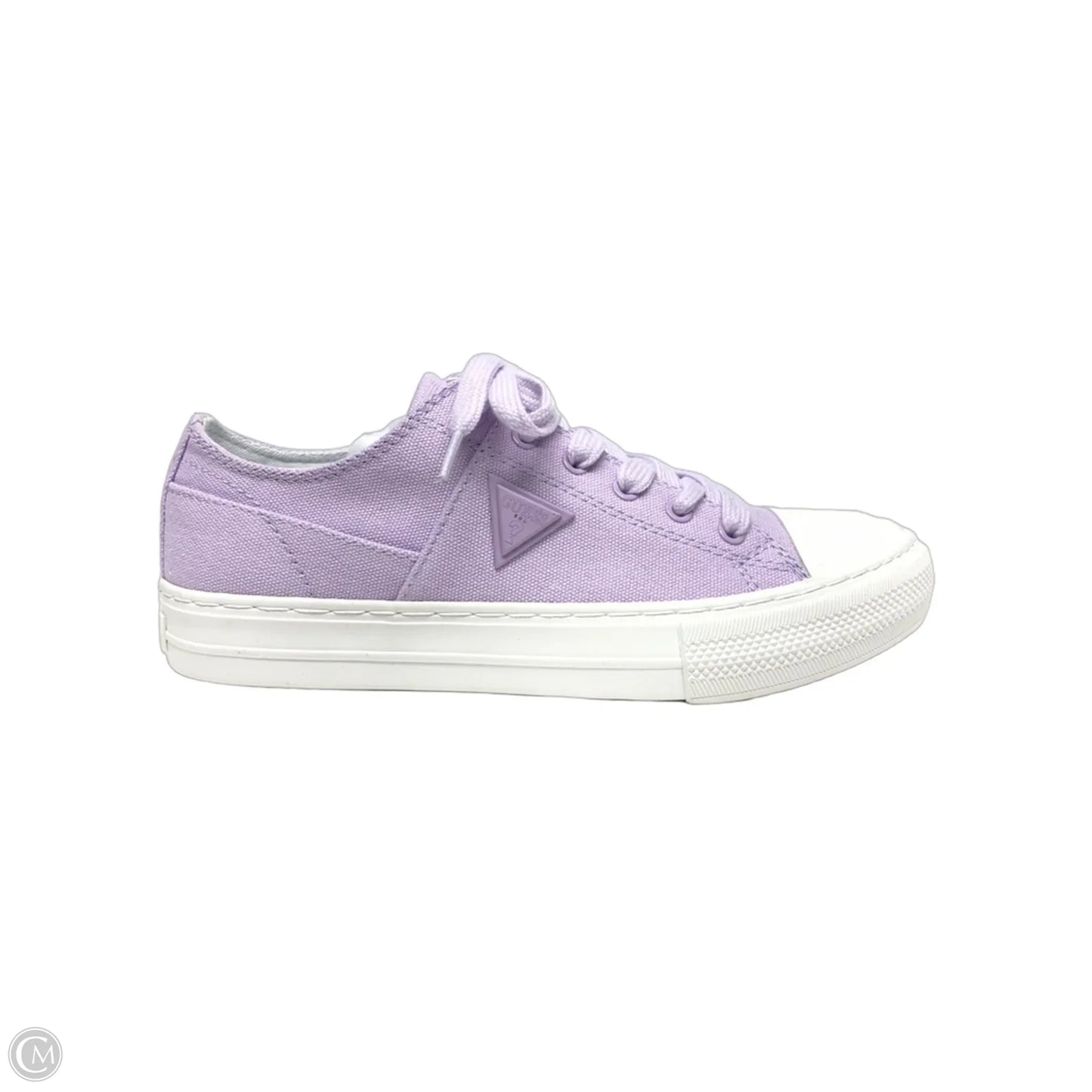 Shoes Sneakers By Guess In Purple, Size: 7