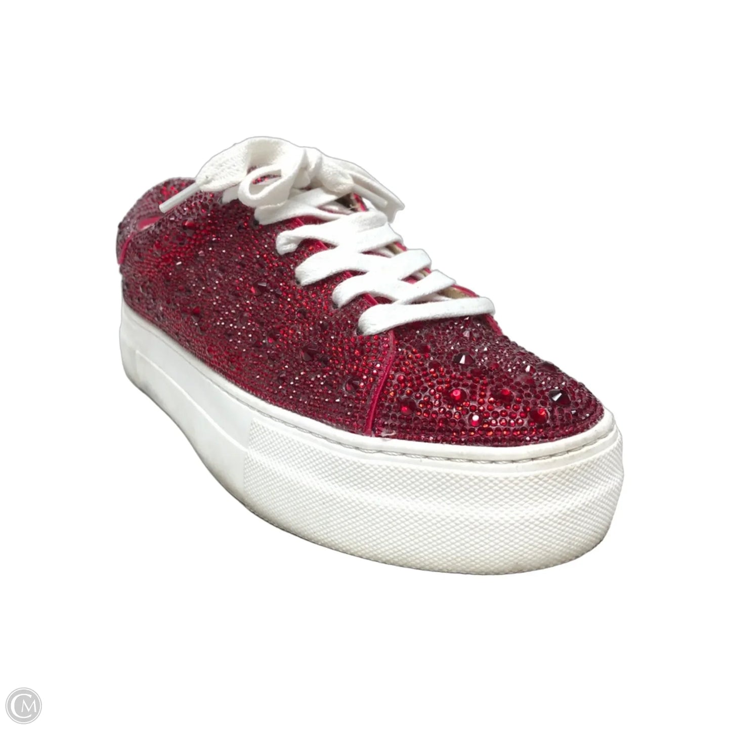 Shoes Sneakers By Betsey Johnson In Red, Size: 6.5