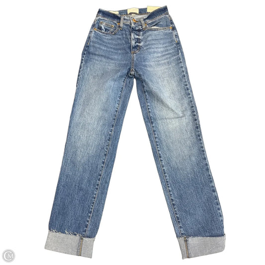 Jeans Straight By Universal Thread In Blue Denim, Size: 0