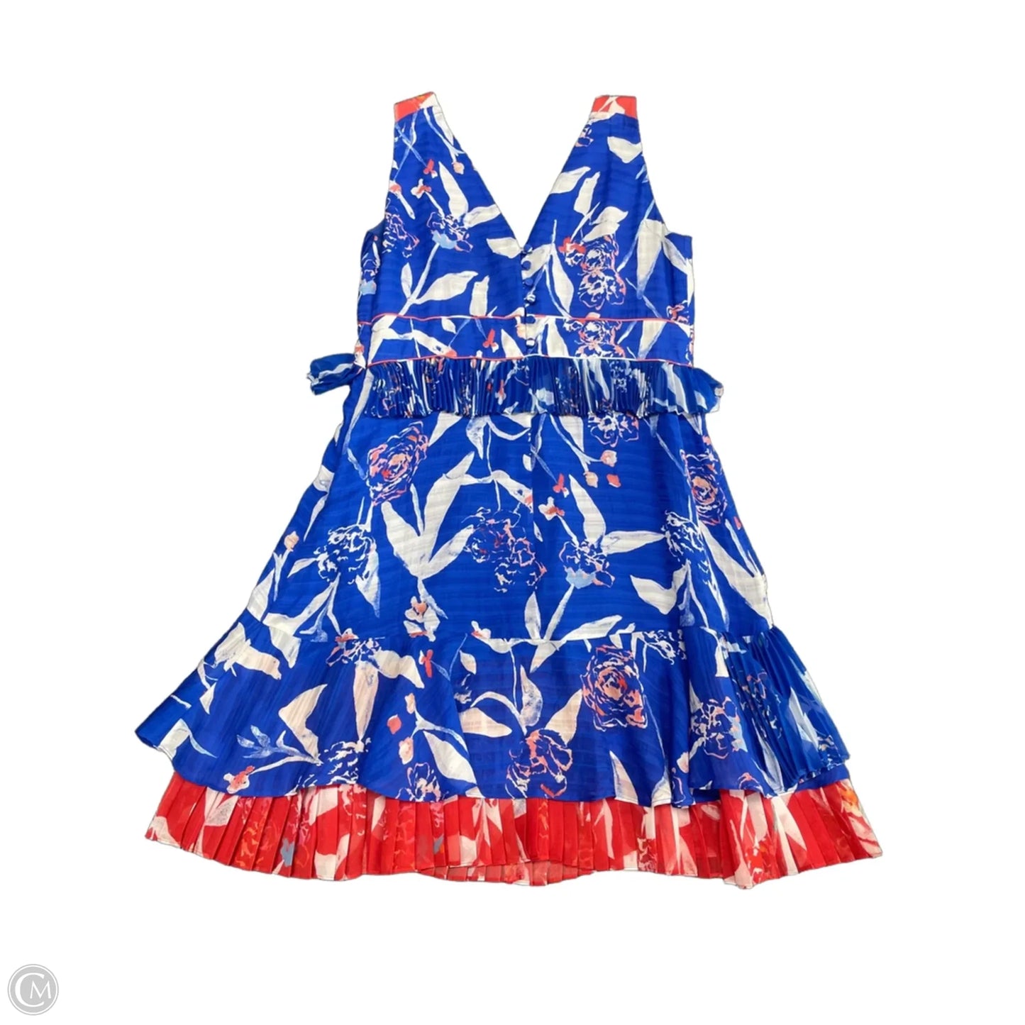 Dress Casual Short By Cma In Blue & Red & White, Size: 8