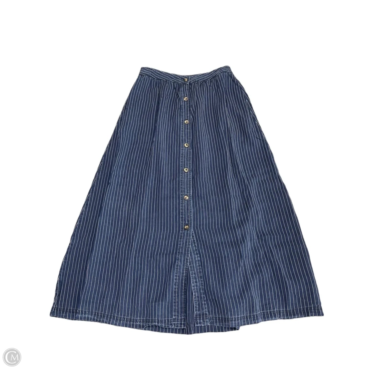 Skirt Midi By Not Your Daughters Jeans In Blue, Size: 8