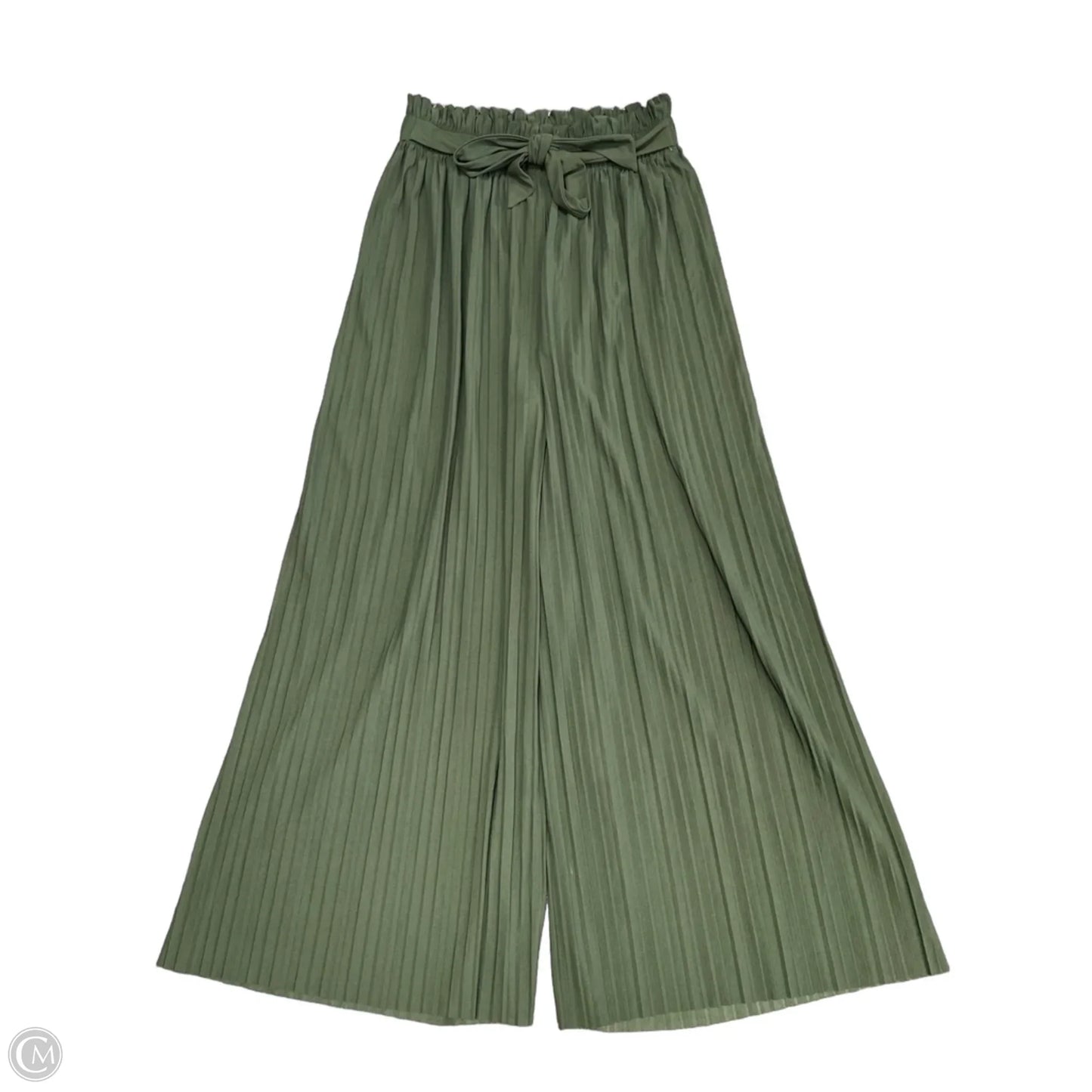 Pants Wide Leg By Cme In Green, Size: L