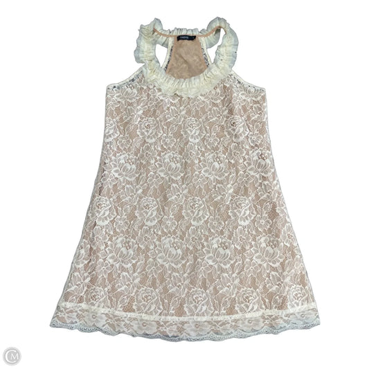 Dress Casual Short By Theme In Beige, Size: L