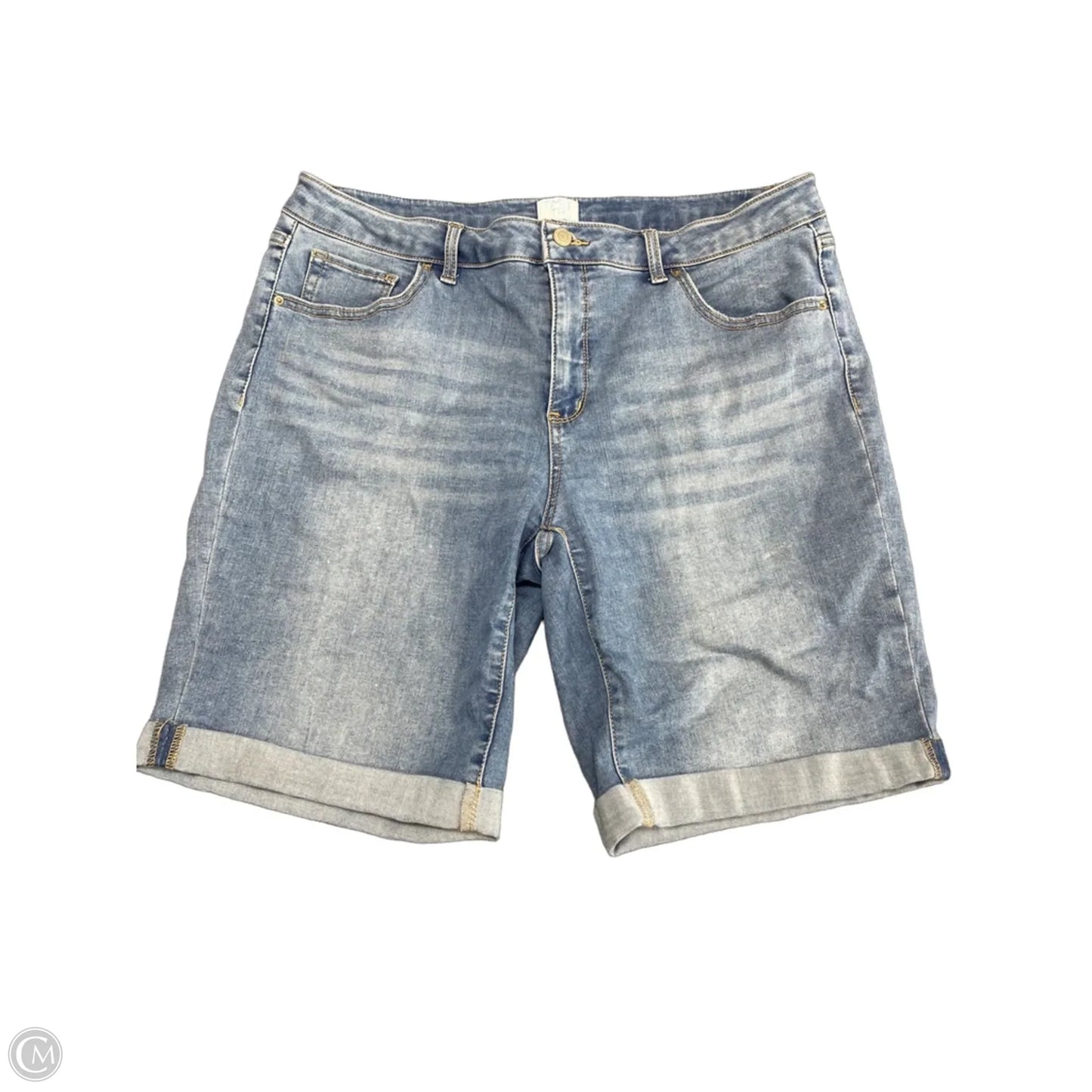 Shorts By Time And Tru In Blue Denim, Size: 18
