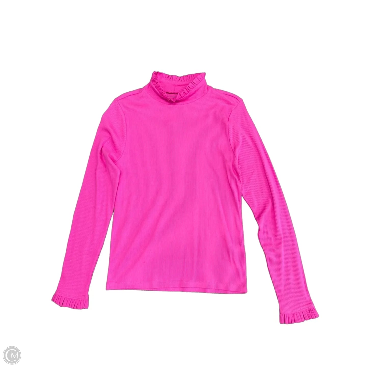 Top Long Sleeve By J. Crew In Pink, Size: L
