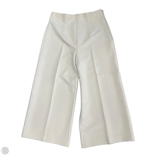 Pants Wide Leg By Zara In Beige, Size: Xxl