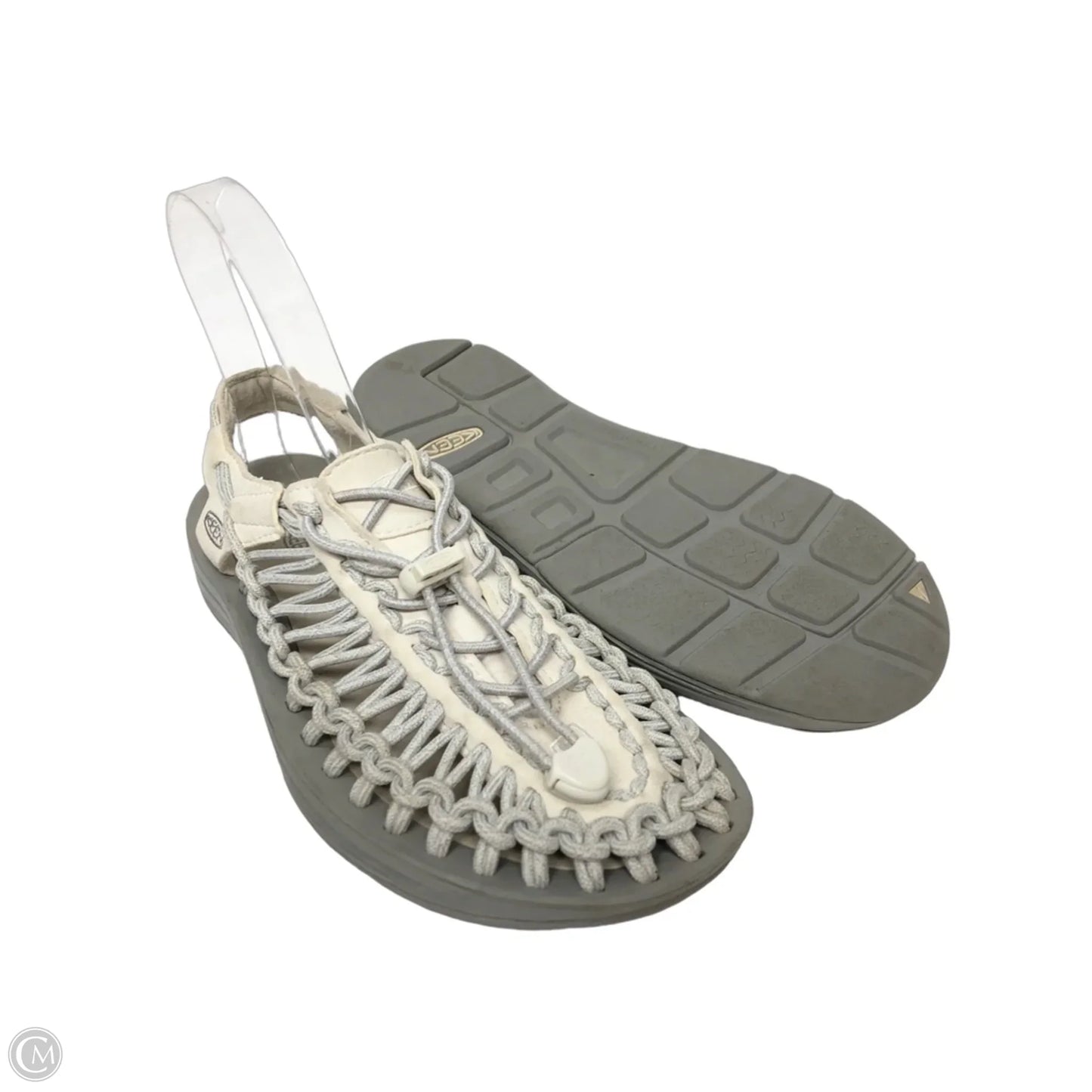 Sandals Sport By Keen In Cream & Grey, Size: 6.5