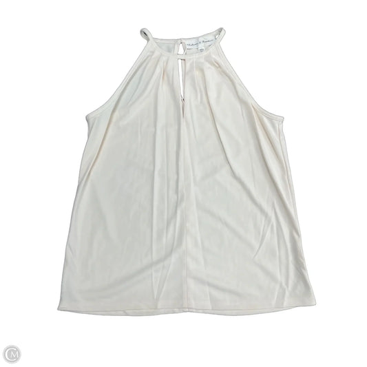 Top Sleeveless By Chelsea And Theodore In Cream, Size: M