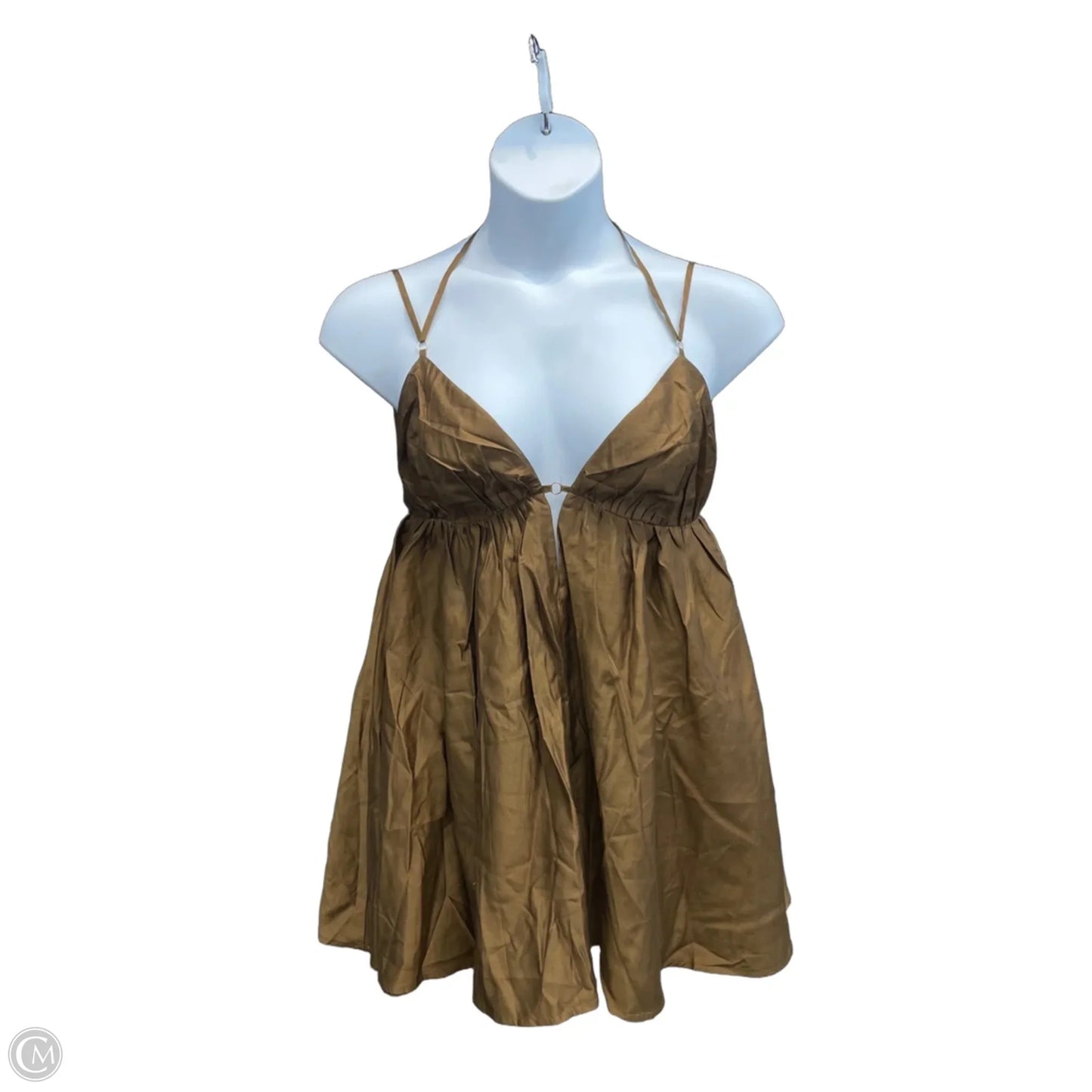 Dress Short By Fashion Nova In Brown, Size: L