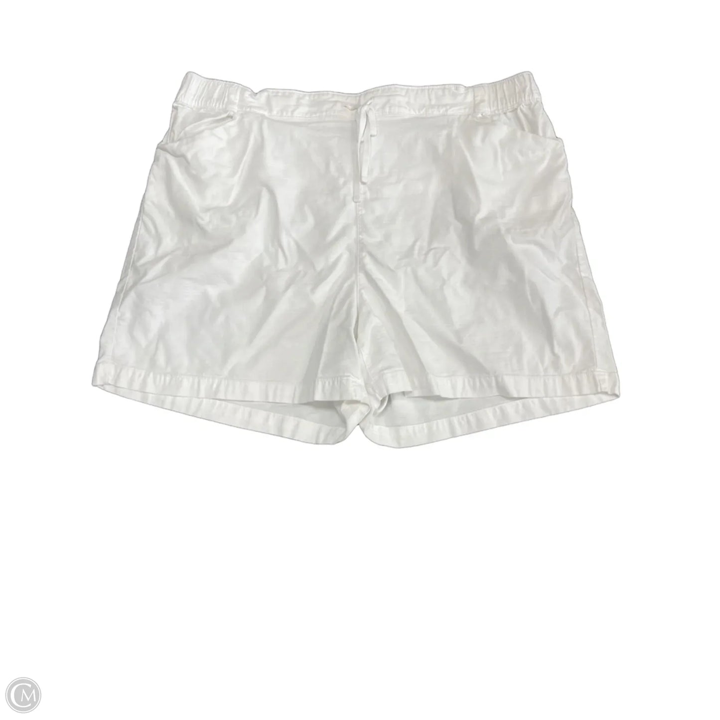 Shorts By Lane Bryant In White, Size: 3x