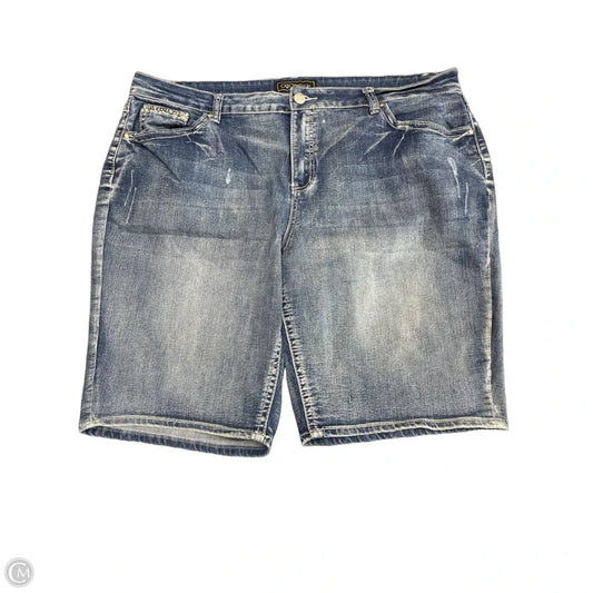 Shorts By Cato In Blue Denim, Size: 24