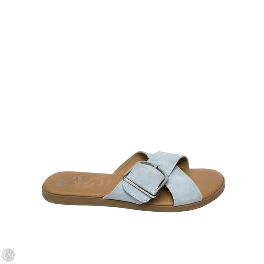 Sandals Flats By Report In Grey, Size: 8.5