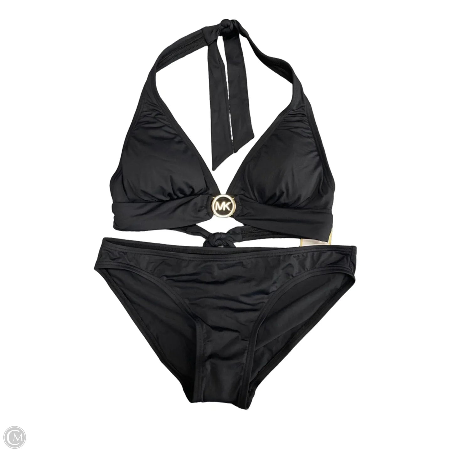 Swimsuit 2pc By Michael By Michael Kors In Black, Size: S