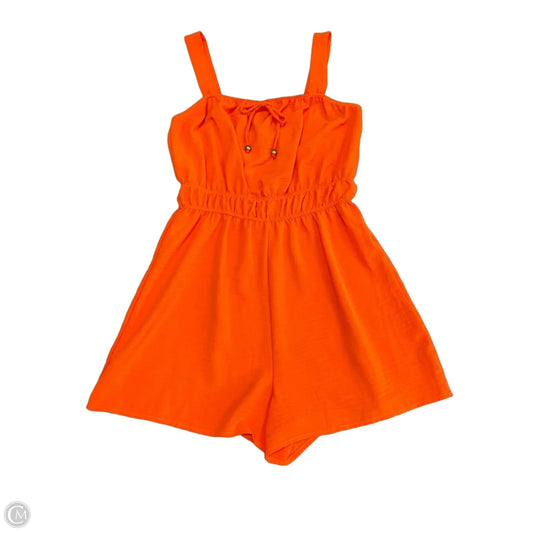 Romper By Derek Heart In Orange, Size: L