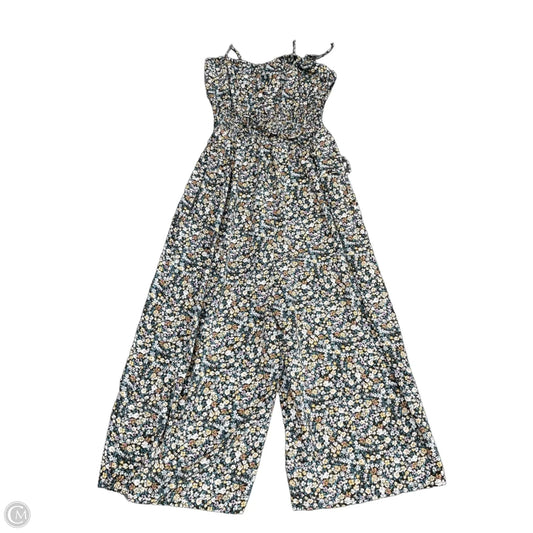 Jumpsuit By Cme In Floral Print, Size: M